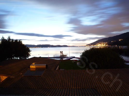Sonnenuntergang am Zugersee in Arth