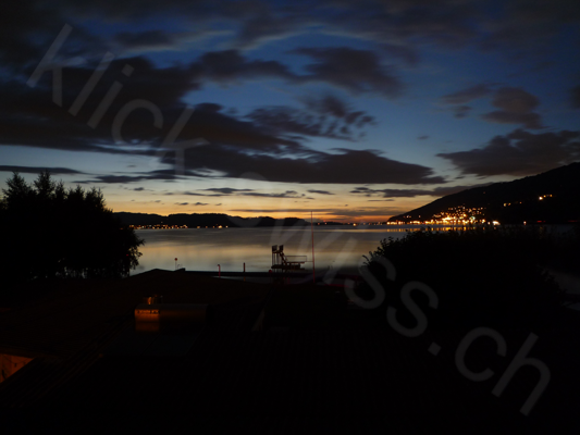 Sonnenuntergang am Zugersee in Arth
